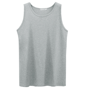 宽松灰色卫衣叠穿内搭中长款纯棉背心女外无袖吊带秋冬遮臀打底衫