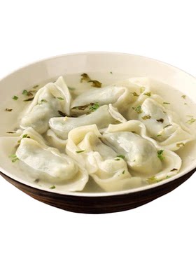 顾一盒传统上海荠菜鲜肉大馄饨手工学生营养早晚餐柴火云吞半成品