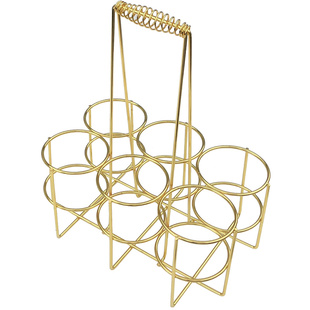 啤酒篮子酒提篮子酒筐手提六支装提酒器酒吧烧烤酒店KTV酒架拎架