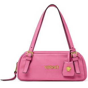 【季末优惠】VERSACE/范思哲 女士Versace Tag保龄球单肩包