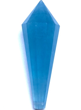 天然海蓝宝灵摆吊坠天使之泪项坠