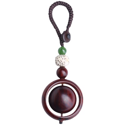 正宗红木汽车钥匙扣挂件