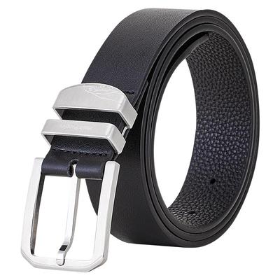 暇步士男士商务真皮腰带
