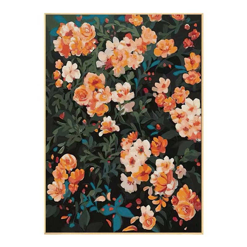 艺术花卉装饰画摆画治愈系小清新