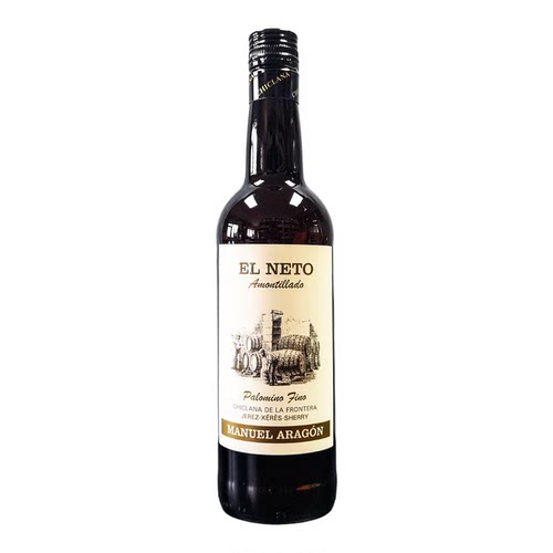 雪莉酒Sherry坚果烘焙浓香型推荐西班牙马龙庄Amontillado雪利酒
