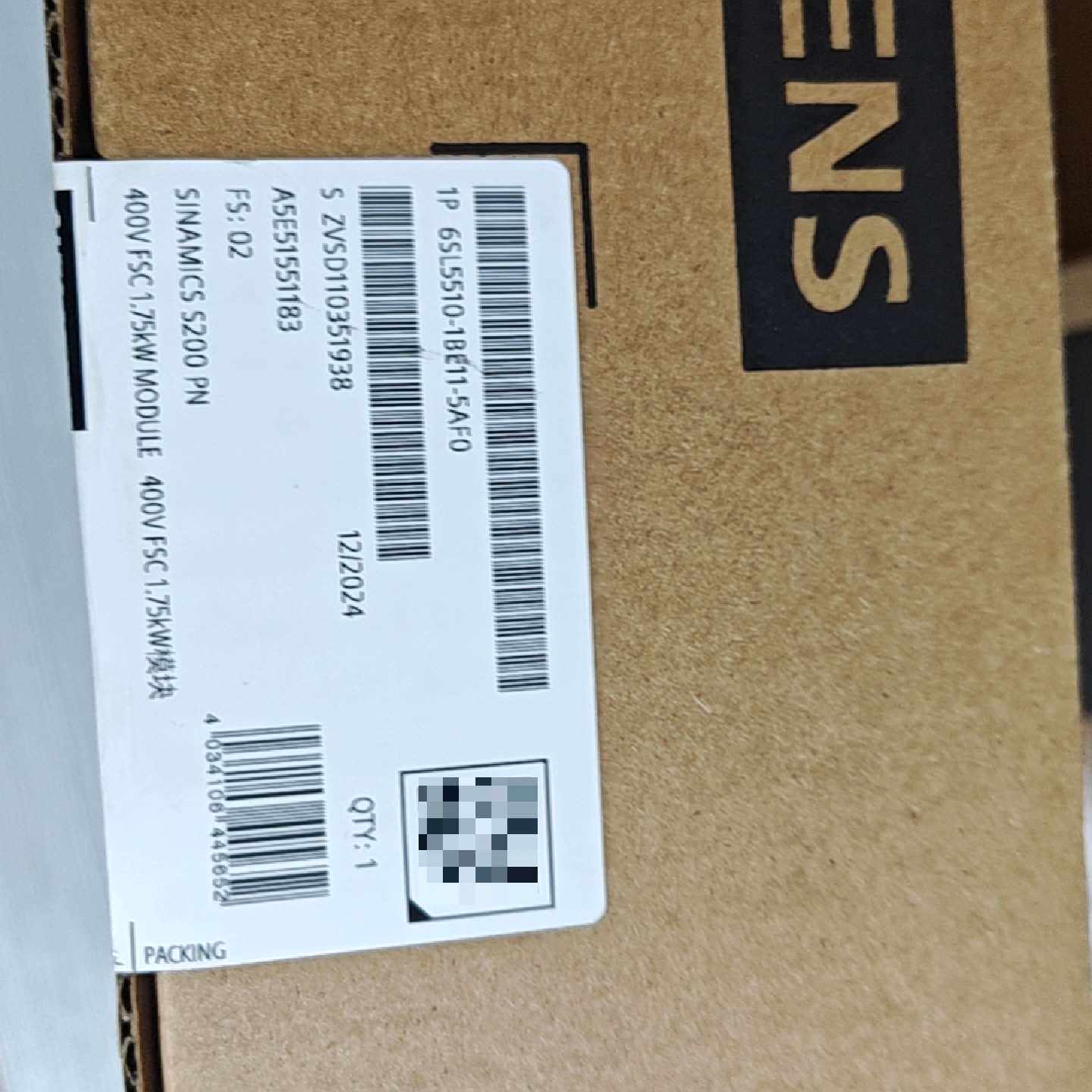 SINAMICS S200 PN 400V拍前询价下单