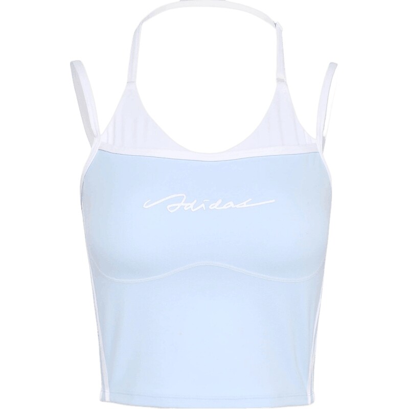 adidas阿迪达斯女子凉感美背一体杯带胸垫运动背心健身服LF0063