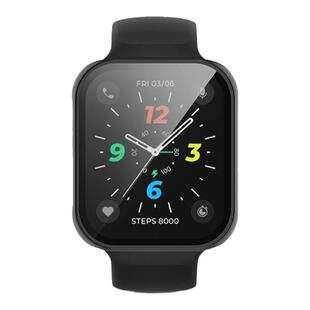 适用于oppo Watch2/3保护壳智能手表42/46mmECG版oppowatch4pro/SE/Free保护套钢化膜运动保护膜全包壳膜一体