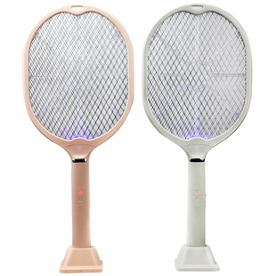 18650锂电池仓可拆换电蚊拍灭蚊灯诱蚊二合一电蚊子拍USB可充电式