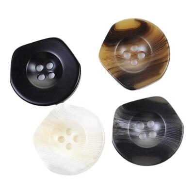 纽扣高档不规则男士羊绒毛衣