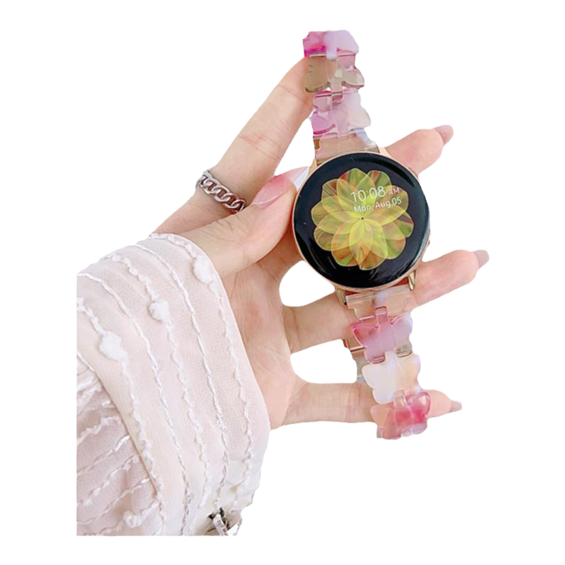 三星galaxywatch蝴蝶树脂腕带