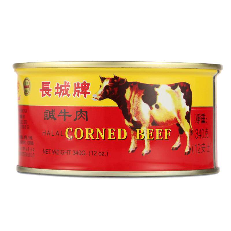 长城牌咸牛肉罐头即食熟食火锅
