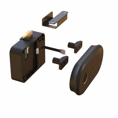 新款密码指纹抽屉柜子锁