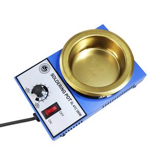 小型可调温恒温熔锡炉家装电工线路板上锡线束加工挂锡粘锡浸锡机