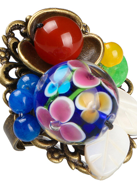 可调节活口戒指食指环性价比高