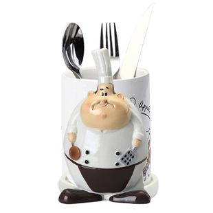 筷子筒厨房置物架沥水架厨师西餐牛排刀具收纳架餐具架个性刀叉架