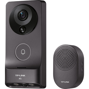 【超级新品4G】普联TP-LINK智能门铃无wifi可用猫眼摄像头门外57C