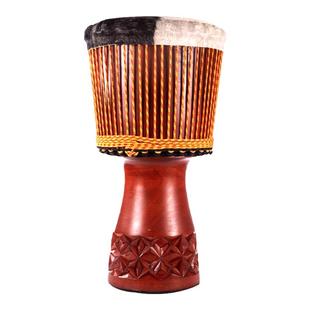 非洲鼓成人12寸13寸手拍鼓手工鼓专业级大师鼓印尼进口木质羊皮鼓