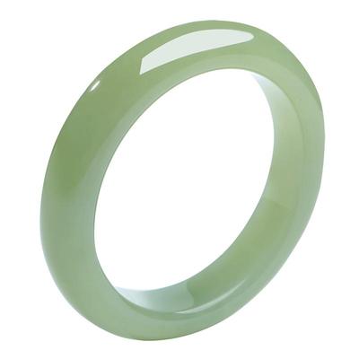 印象眸和田玉手镯女款平安镯