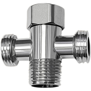 JOIUWW304不锈钢活接三通四通家用卫浴内外丝一分二接头一进二出