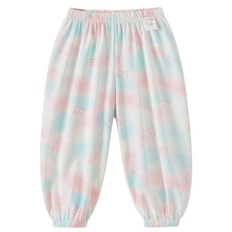 [抑菌防晒凉感]女童裤子夏薄款小儿童夏装长裤夏季运动宝宝防蚊裤