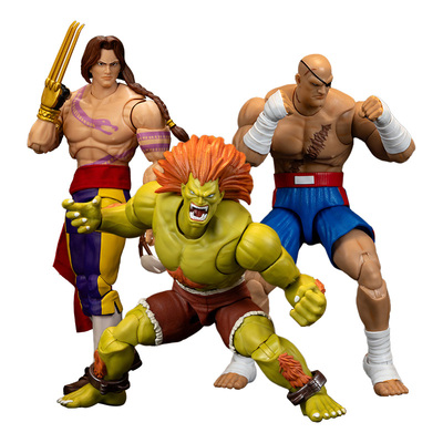 Jada街头霸王 1/12 6寸 可动手办 布兰卡 巴洛克 沙加特 新年礼物