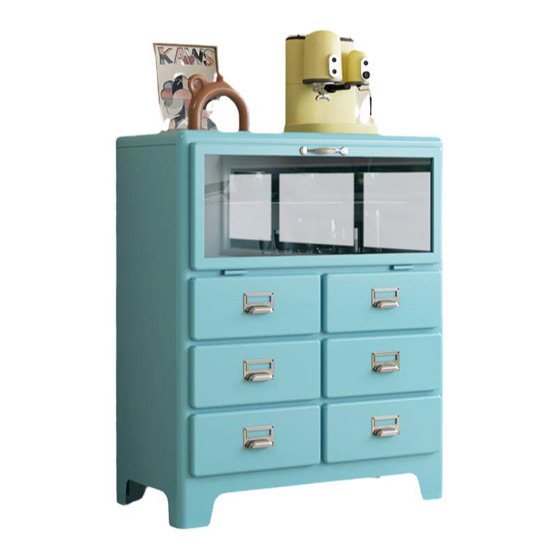 铁艺工业风餐边柜复古斗柜