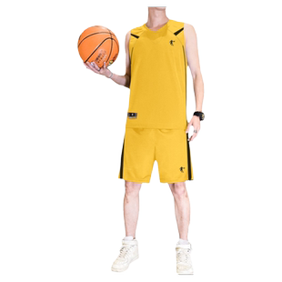 乔丹球衣篮球男夏季冰丝无袖T恤球服跑步运动健身篮球服套装定制