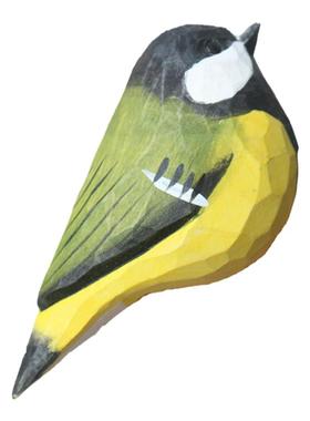 青木凡可爱动物桌面小摆件家居装饰礼品卡通木质鸟萌趣可爱