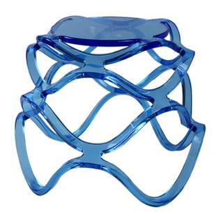 蝴蝶兰花架亚克力透明水晶落地花几客厅年花盆托架创意多彩花几