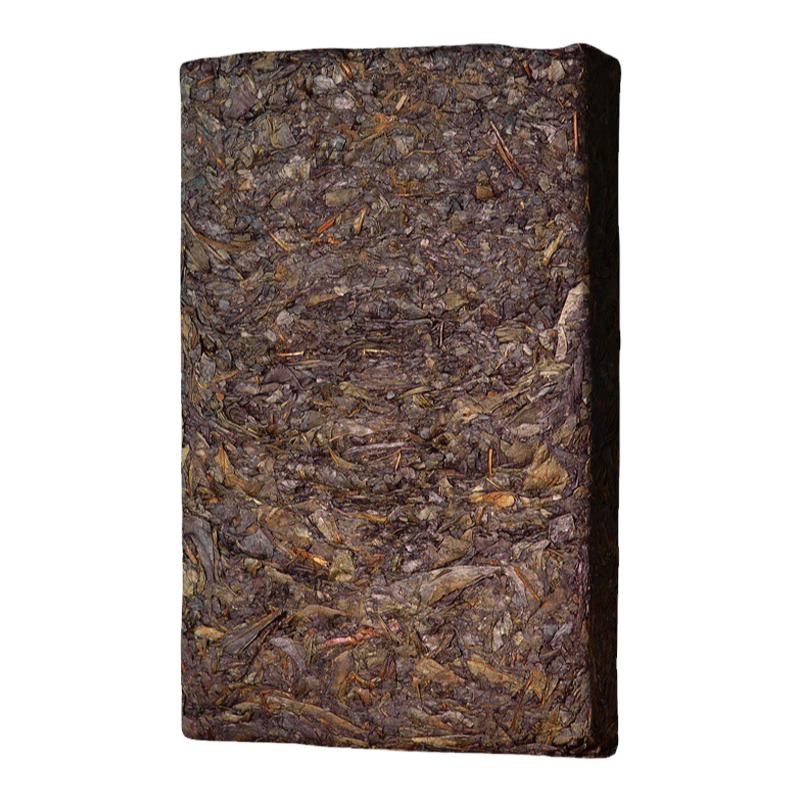黑茶 湖南安化安化黑茶金花手筑茯砖茶安华茶叶1kg原叶茯砖