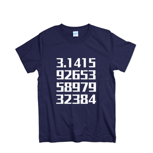 2025新款圆周率T恤男女短袖夏季内涵恶搞笑欧美T恤个性男女打底衫