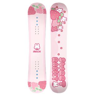 MECK儿童滑雪板套装三件套滑雪鞋快穿固定器单板滑雪装备单板套装