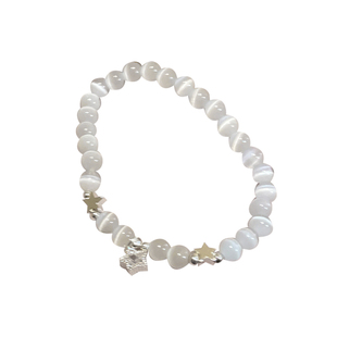 猫眼石星星串珠手链女款轻奢小众高级感精致手串高颜值学生党手饰