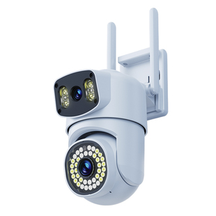 摄像头360度无死角户外监控器家用无线手机远程4G高清室外三防水