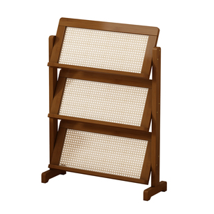 报纸报刊架杂志置物架宣传展示架办公室落地资料架家用书架陈列架