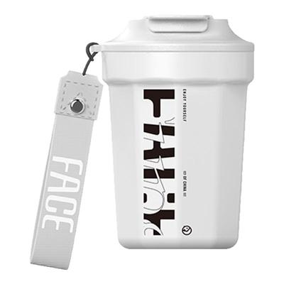 Face咖啡杯保温杯男女大容量便携