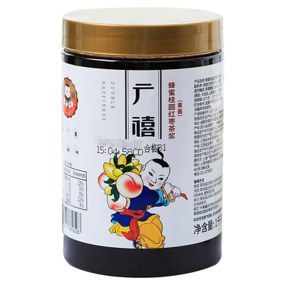 广禧蜂蜜桂圆红枣茶酱1kg