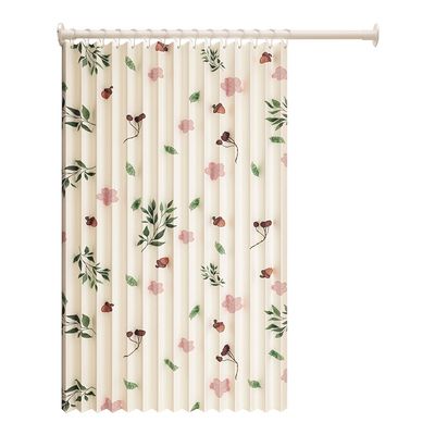 隐形折叠浴帘免打孔浴室卫生间