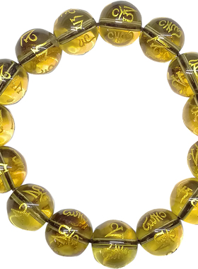 茶色水晶情侣烟晶民族风特色手链