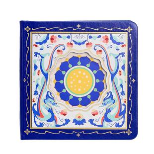 敦煌研究院 敦煌镂空皮质本 博物馆文创笔记本本子日记本手账本记事本学生专业办公室记事本小巧便携个性创意