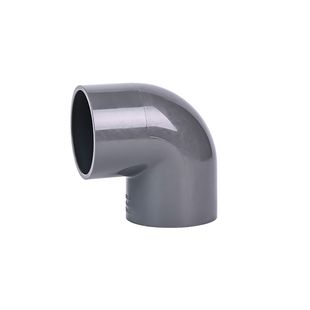 戎生PVC管件90度弯头国标排水下水给水管弯管UPVC直角快速75