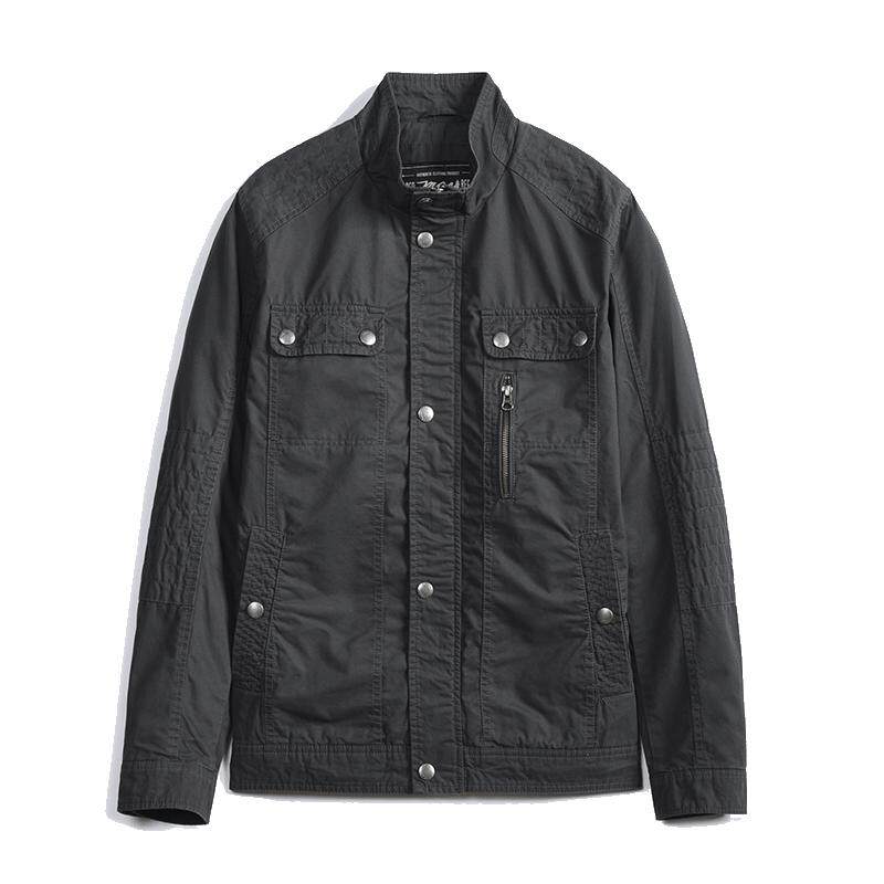 MCS立领春季款合身外套夹克男士