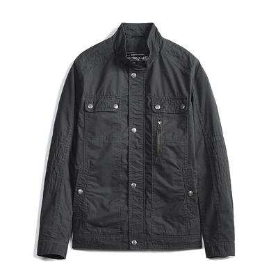 MCS立领春季款合身外套夹克男士