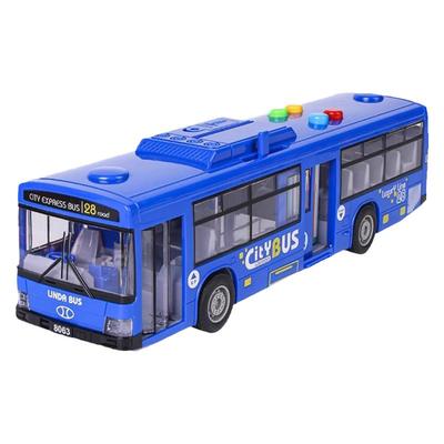 儿童巴士玩具车可开门公交车玩具