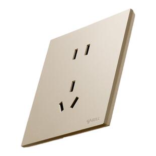 公牛开关插座面板蝶翼超薄g57星辰金五孔插座g56暗装官网旗舰正品