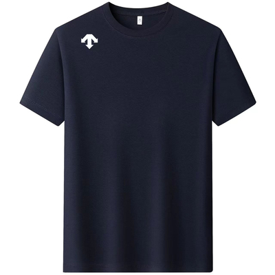 夏季男士桑蚕丝透气短袖T恤