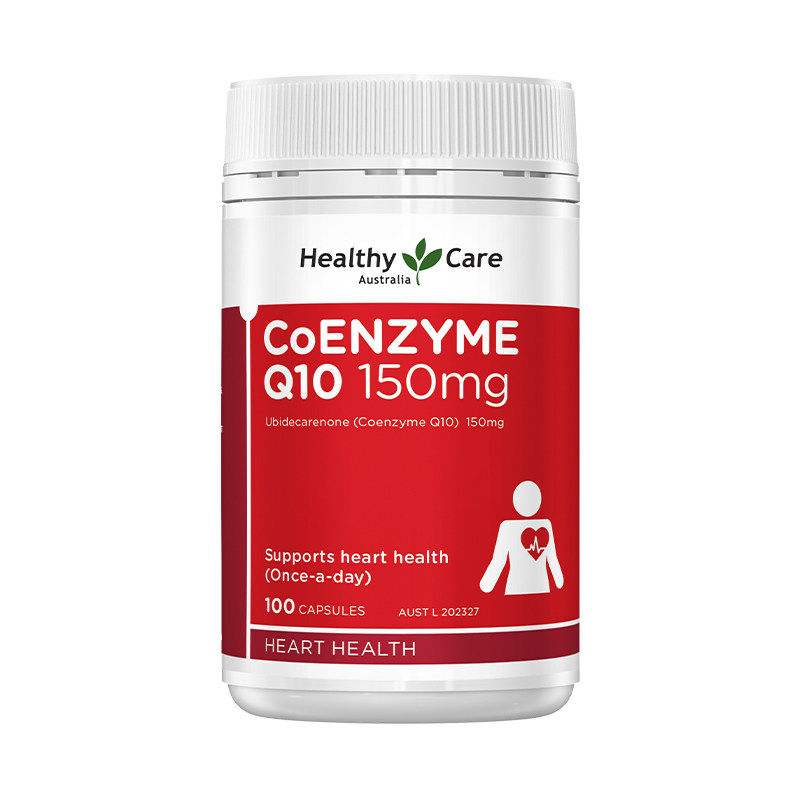 【自营】Healthy Care辅酶Q10软胶囊呵护心脏血管中老年100粒进口
