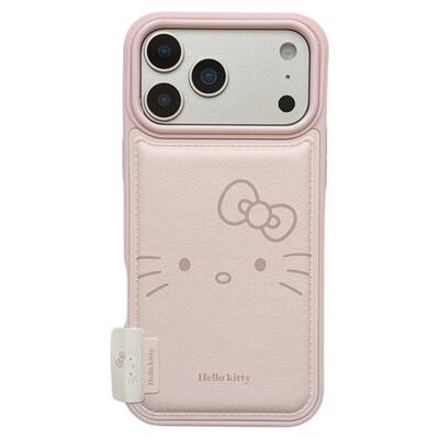 jze 日韩粉色蝴蝶结HelloKitty卡通适用苹果17ProMax手机壳iphone15新款16pro少女13带挂绳15pro防摔保护套14