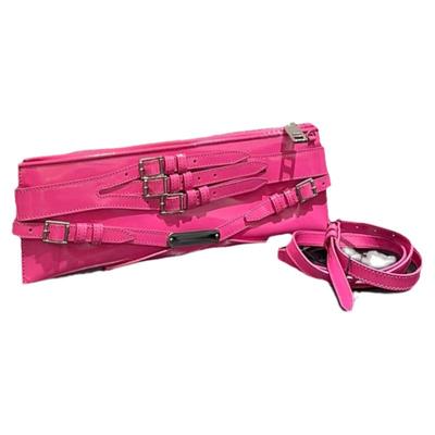 重工漆皮亮皮小腋下包单肩斜挎包